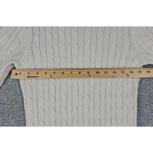 POLO JEANS CO. RALPH LAUREN WOMEN'S CABLE KNIT SWEATER RN41381 SIZE S - Picture 8 of 9